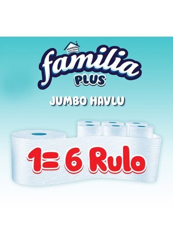 Familia Jumbo Plus 3 Katlı 6'lı Rulo Kağıt Havlu