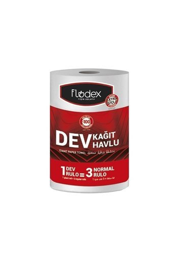 Flodex Dev 2 Katlı 18'li Rulo Kağıt Havlu