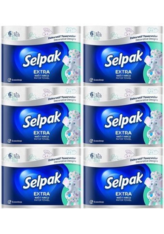 Selpak Extra 3 Katlı 36'lı Rulo Kağıt Havlu
