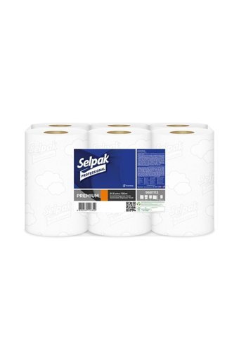 Selpak Professional Sensörlü 3 Katlı 6'lı Rulo Kağıt Havlu
