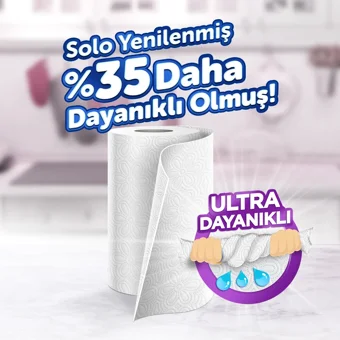 Solo Akıllı Seçim 2 Katlı 8'li Rulo Kağıt Havlu