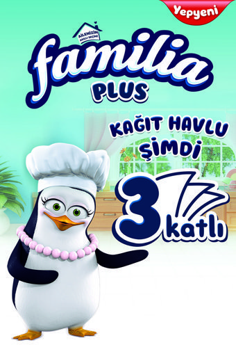 Familia Plus 3 Katlı 24'lü Rulo Kağıt Havlu