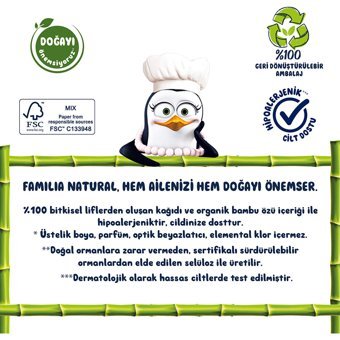 Familia Natural Kokulu 3 Katlı 48'li Rulo Kağıt Havlu