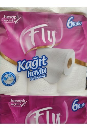 Fly 2 Katlı 6'lı Rulo Kağıt Havlu