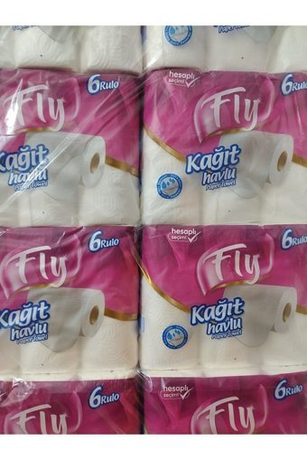 Fly 2 Katlı 6'lı Rulo Kağıt Havlu