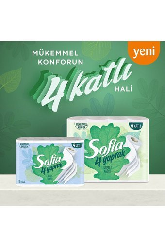 Sofia 4 Katlı 4'lü Rulo Kağıt Havlu
