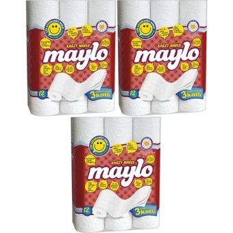 Maylo 3 Katlı 36'lı Rulo Kağıt Havlu