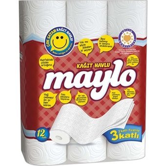 Maylo 3 Katlı 36'lı Rulo Kağıt Havlu