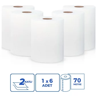 Focus Optimum Quick 2 Katlı Tekli Rulo Kağıt Havlu
