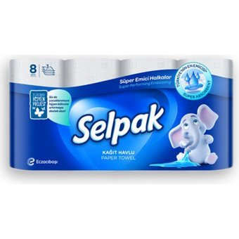 Selpak Hijyen 3 Katlı 24'lü Rulo Kağıt Havlu
