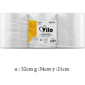 Vilo Hareketli 2 Katlı 6'lı Rulo Kağıt Havlu