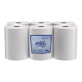 Dolce Hareketli 2 Katlı 6'lı Rulo Kağıt Havlu 6 kg