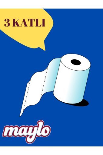 Maylo Mini 3 Katlı 6'lı Rulo Kağıt Havlu