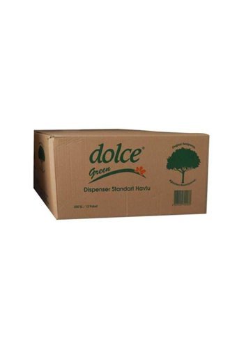 Dolce Dispenser 2 Katlı 150 Yaprak 12'li Z Katlama Kağıt Havlu