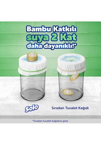 Solo Bambu Katkılı 2 Katlı 48'li Rulo Kağıt Havlu