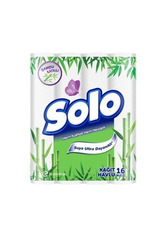 Solo Bambu Katkılı 2 Katlı 48'li Rulo Kağıt Havlu