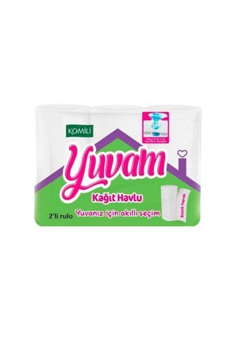 Komili Yuvam 2 Katlı 2'li Rulo Kağıt Havlu