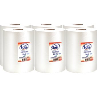 Sosi Brava 2 Katlı 6'lı Rulo Kağıt Havlu