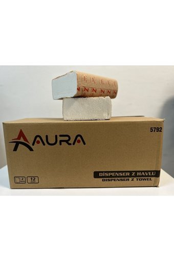 Aura Extra 2 Katlı 12'li Z Katlama Kağıt Havlu