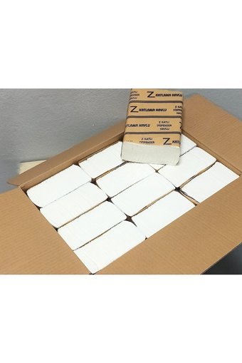 Vilma Ekonomik Dispenser 2 Katlı 120 Yaprak 12'li Z Katlama Kağıt Havlu