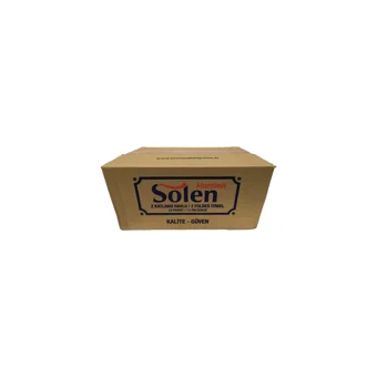 Solen 2 Katlı 140 Yaprak 12'li Z Katlama Kağıt Havlu