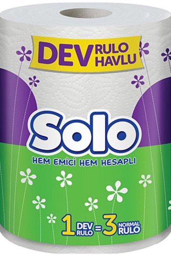 Solo Dev 2 Katlı 4'lü Rulo Kağıt Havlu