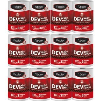 Flodex Dev 2 Katlı 12'li Rulo Kağıt Havlu