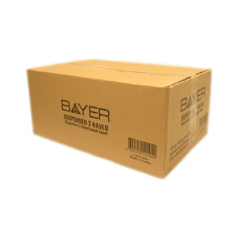 Bayer Dispenser 2 Katlı 200 Yaprak 12'li Z Katlama Kağıt Havlu