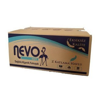 Nevo Dispenser 2 Katlı 200 Yaprak 12'li Z Katlama Kağıt Havlu