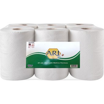 Arı İçten Çekmeli 2 Katlı 6'lı Rulo Kağıt Havlu