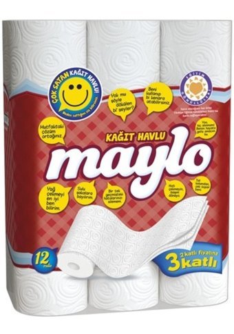 Maylo Süper 3 Katlı 48'li Rulo Kağıt Havlu