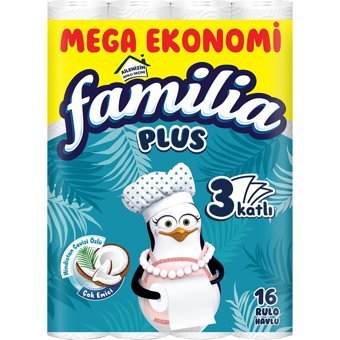 Familia Coconut Özlü Kokulu 3 Katlı 32'li Rulo Kağıt Havlu