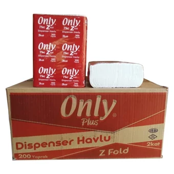 Only Dispenser 2 Katlı 200 Yaprak 10'lu Z Katlama Kağıt Havlu