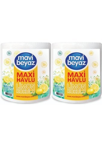 Mavi Beyaz Maxi Kokulu 2 Katlı 2'li Rulo Kağıt Havlu