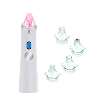 Jarke Led Ekranlı Şarjlı Vakumlu Siyah Nokta Temizleme Aleti Beyaz Gri