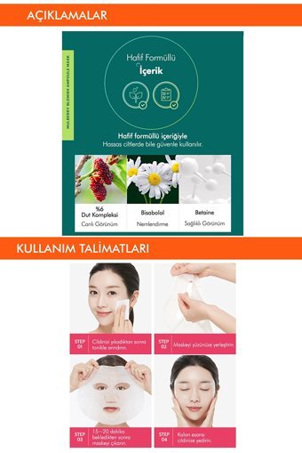 Missha Blemish Ampoule Nemlendiricili Soyulabilir Kağıt Yüz Maskesi