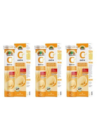 Sunlife C Extra Marajucalı Şeftalili Yetişkin 3x20 Adet