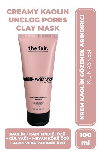 The Fair Creamy Kaolin Killi Nemlendiricili Krem Yüz Maskesi 100 ml