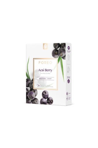 Foreo Acai Berry Pürüzsüzleştirici Nemlendiricili Kağıt Yüz Maskesi 3 Adet