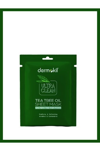 Dermokil Çay Ağacı Yağı Nemlendiricili Kağıt Yüz Maskesi 20 ml