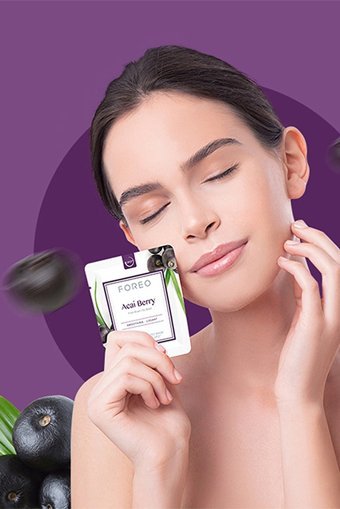 Foreo Mask Acai Berry Nemlendiricili Kağıt Yüz Maskesi 6 Adet
