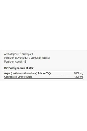 Dynamic Nutrition Aromasız CLA 90 Kapsül