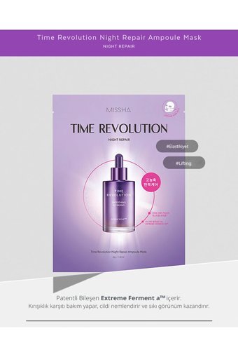 Missha Night Repair Nemlendiricili Soyulabilir Kağıt Yüz Maskesi