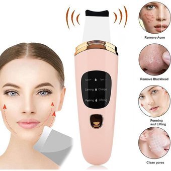 Jessieyou Mall GT-1929 Led Ekranlı Şarjlı Vakumlu Siyah Nokta Temizleme Aleti Pembe