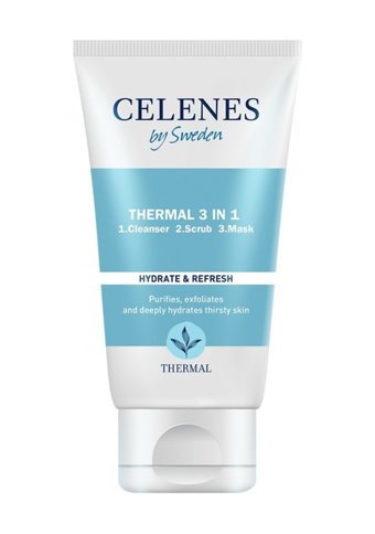 Celenes By Sweden 3İn1 Killi Krem Yüz Maskesi