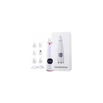 Xinh Blackhead Led Ekranlı Şarjlı Vakumlu Siyah Nokta Temizleme Aleti Pembe Beyaz