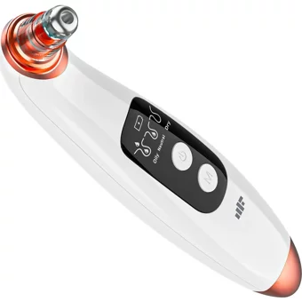 MF Product Allure 0522 Led Ekranlı Şarjlı Vakumlu Siyah Nokta Temizleme Aleti Beyaz