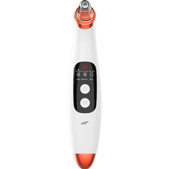 MF Product Allure 0522 Led Ekranlı Şarjlı Vakumlu Siyah Nokta Temizleme Aleti Beyaz