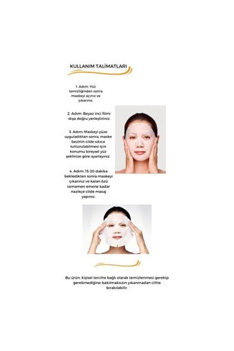Seomou Avacado Hyarulonic Acid Mask Nemlendiricili Kağıt Yüz Maskesi 25 ml