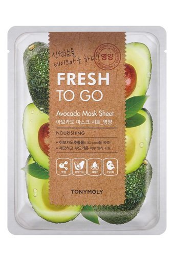 Tonymoly Fresh To Go Avokado Nemlendiricili Kağıt Yüz Maskesi